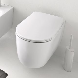 Унитаз Kerasan Nolita 531430 подвесной Белый матовый без сиденья